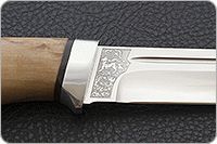 Нож Бекас карельская береза, 95х18, алюминий : фото 4