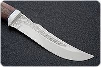 Нож Клык карельская береза, 100х13м, алюминий : фото 2