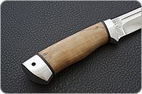 Нож Бекас карельская береза, 100х13м, алюминий : фото 3