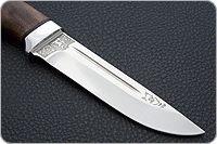 Нож Бекас орех, 95х18, алюминий : фото 4