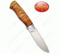 Нож Пилигрим карельская береза, 95х18, алюминий : фото 2