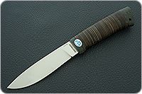 Нож Пилигрим наборная кожа, 95х18, текстолит : фото 2