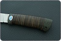 Нож Пилигрим наборная кожа, 95х18, текстолит : фото 6