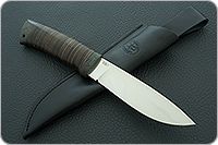 Нож Пилигрим наборная кожа, 95х18, текстолит : фото 9