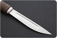 Нож Якут орех, 95х18, алюминий : фото 4