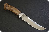 Нож Росомаха карельская береза, 95х18, алюминий : фото 2