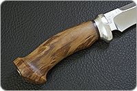 Нож Росомаха карельская береза, 95х18, алюминий : фото 5