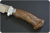 Нож Росомаха карельская береза, 95х18, алюминий : фото 6