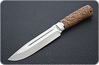 Нож Селигер карельская береза, 100х13м, алюминий : фото 2