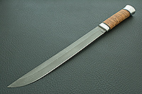 Нож Бурятский большой береста, zdi-1016, алюминий : фото 2