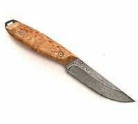 Нож Жулан накладки стабилизированная карельская береза, zdi-1016, цельнометаллический : фото 4