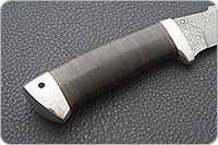 Нож Клык наборная кожа, zdi-1016, алюминий : фото 5