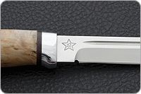 Нож Финка-3 карельская береза, 95х18, алюминий : фото 7