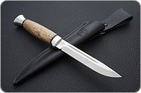 Нож Финка-3 карельская береза, 95х18, алюминий : фото 8