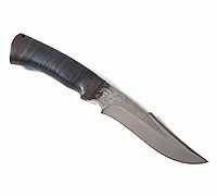 Нож Хазар наборная кожа, rwl-34, текстолит : фото 12