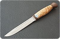 Нож Финка-3 карельская береза, 100х13м, текстолит : фото 2