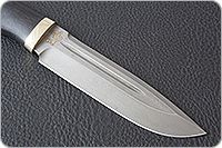 Нож Селигер граб - черное дерево, zdi-1016, латунь : фото 4