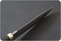 Нож Селигер граб - черное дерево, zdi-1016, латунь : фото 8