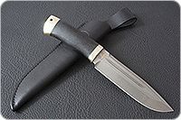 Нож Селигер граб - черное дерево, zdi-1016, латунь : фото 9