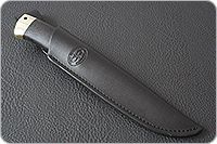 Нож Селигер граб - черное дерево, zdi-1016, латунь : фото 10