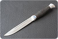 Нож Финка-3 наборная кожа, 100х13м, алюминий : фото 2