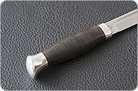 Нож Финка-3 наборная кожа, 100х13м, алюминий : фото 5