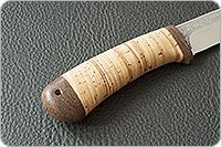 Нож Лиса береста, 100х13м, текстолит : фото 5