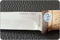 Нож Лиса береста, 100х13м, текстолит : фото 8