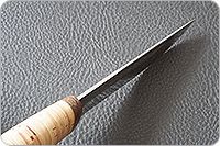 Нож Лиса береста, 100х13м, текстолит : фото 9