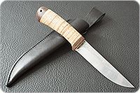 Нож Лиса береста, 100х13м, текстолит : фото 10