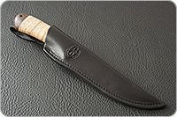 Нож Лиса береста, 100х13м, текстолит : фото 11