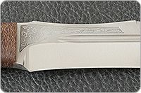 Нож Скорпион орех, 100х13м, текстолит : фото 7