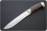 Нож Шаман-1 орех, 95х18, латунь : фото 2