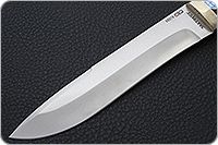 Нож Шаман-1 орех, 95х18, латунь : фото 3