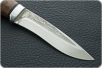 Нож Шаман-2 орех, 95х18, алюминий : фото 4