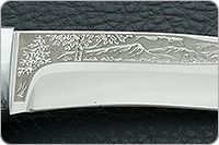 Нож Шаман-2 орех, 95х18, алюминий : фото 8