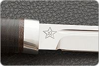 Нож Финка-3 наборная кожа, 95х18, алюминий : фото 7