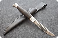 Нож Финка-3 наборная кожа, 95х18, алюминий : фото 9