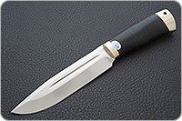 Нож Селигер наборная кожа, elmax, латунь : фото 2