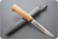 Нож Финка-5 карельская береза, 95х18, текстолит : фото 8