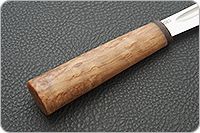 Нож Якут карельская береза, 95х18, текстолит : фото 5