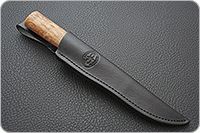 Нож Якут карельская береза, 95х18, текстолит : фото 9