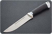 Нож Бекас граб - черное дерево, 100х13м, алюминий : фото 2