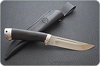 Нож Бекас граб - черное дерево, 100х13м, алюминий : фото 8