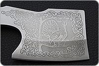 Топорик наборная кожа, 50х14мф, алюминий : фото 5