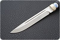 Нож Финка-3 наборная кожа, 100х13м, латунь : фото 3