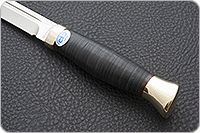 Нож Финка-3 наборная кожа, 100х13м, латунь : фото 6