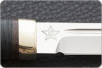 Нож Финка-3 наборная кожа, 100х13м, латунь : фото 7