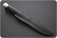 Нож Финка-3 наборная кожа, 100х13м, латунь : фото 9