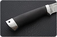 Нож Бекас граб - черное дерево, 95х18, алюминий : фото 14